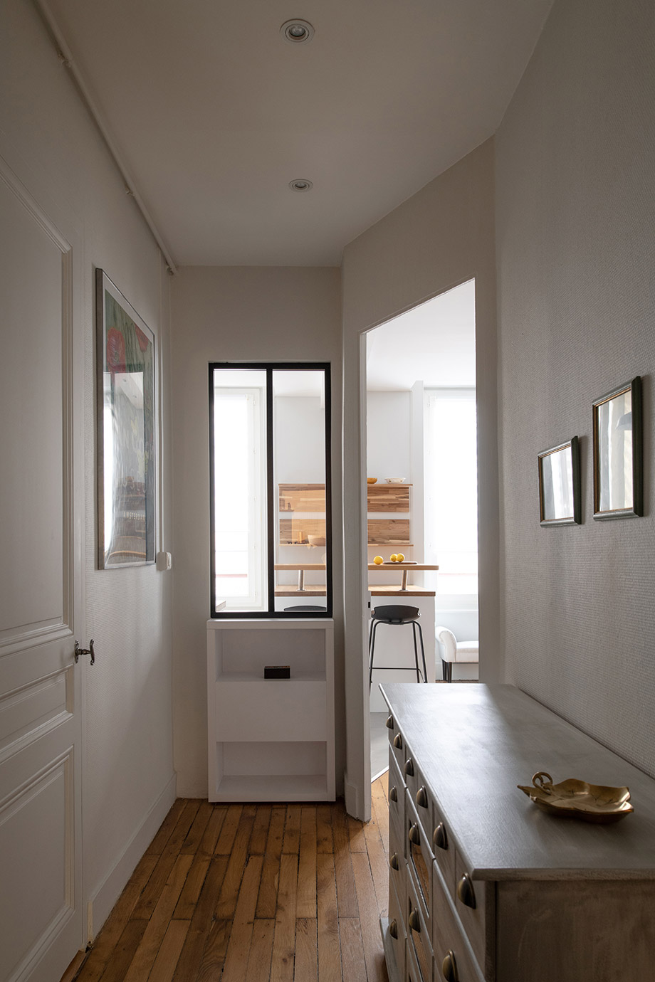 Rénovation d’appartement Lyon 7 avec alcôve et cuisine LAYDOSTIAN ARCHITECTE AGENCEMENT DECORATION